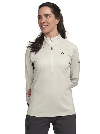SCHÖFFEL | Damen Unterzieh Zipshirt Style Safoon | creme